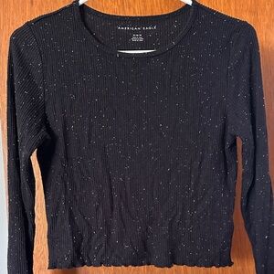 American Eagle Black Ribbed Lettuce edge